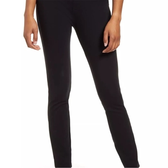 SPANX The Perfect Back Skinny Pull On Dress Pants Black ponte ankle pant sz m - Picture 8 of 8